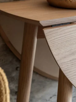 Mesas De Comedor|Mesas De Comedor></noscript> Mesa de comedor redonda Hatfield, Ø 100 cm Madera de roble
