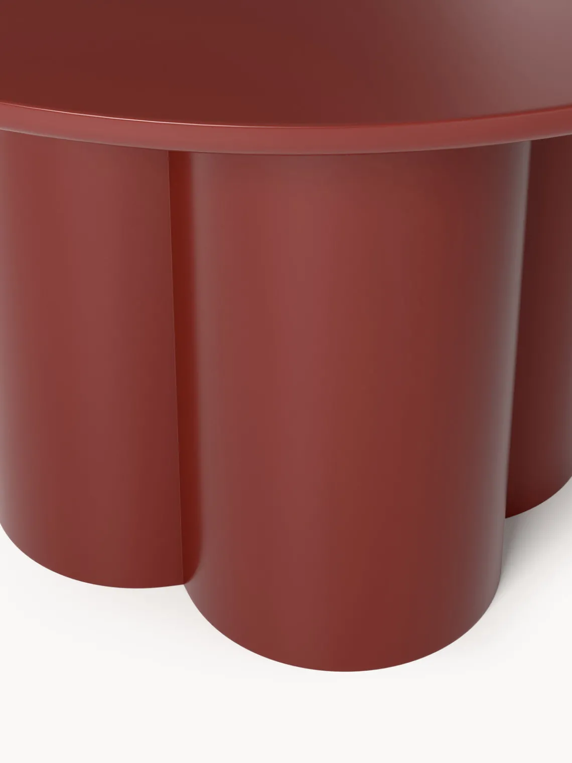 Mesas De Comedor|Mesas De Comedor>Westwing Collection Mesa de comedor redonda Keva Rojo vino