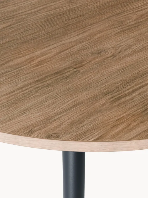 Mesas De Comedor|Mesas De Comedor>Westwing Collection Mesa de comedor redonda Mavi, tamaños diferentes Madera de roble, negro