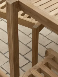 Mesas De Jardín|Mesas De Jardí­N></noscript>Carl Hansen & Søn Mesa de jardín de madera de teca AH901, 100 x 99 cm