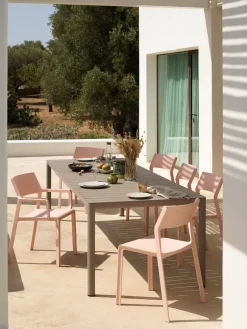 Mesas De Jardín|Mesas De Jardí­N></noscript>Nardi Mesa de jardín extensible Tevere, tamaños diferentes Taupe