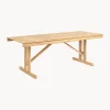 Mesas De Jardín|Mesas De Jardí­N>Carl Hansen & Søn Mesa de jardín plegable de madera de teca BM1771, 195 x78 cm