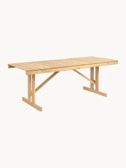 Mesas De Jardín|Mesas De Jardí­N>Carl Hansen & Søn Mesa de jardín plegable de madera de teca BM1771, 195 x78 cm