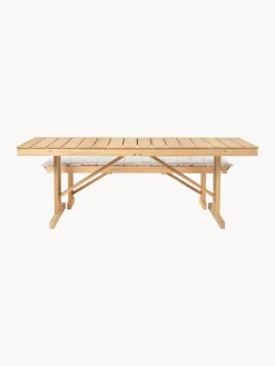 Mesas De Jardín|Mesas De Jardí­N></noscript>Carl Hansen & Søn Mesa de jardín plegable de madera de teca BM1771, 195 x78 cm