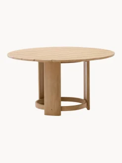 Mesa de jardín redonda de madera de eucalipto Xoriguer, Ø 140 cm Mesas De Jardín|Mesas De Jardí­N