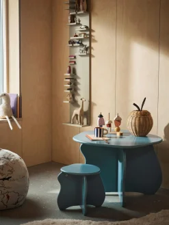 Mesa infantil de madera en forma orgánica Slope Niños Decoración Infantil|Mesas Y Sillas Infantiles