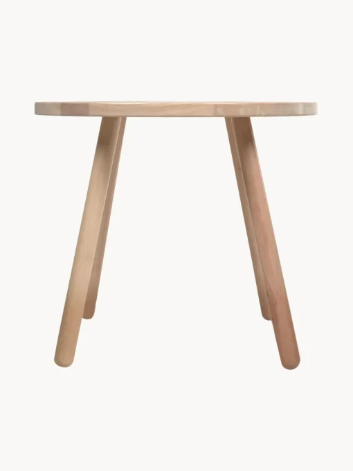 Hot Mesa infantil redonda de madera de caucho Dilcia Niños Decoración Infantil|Mesas Y Sillas Infantiles