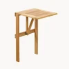 Best Mesa para exterior de madera de techa Balcony, plegable Mesas De Jardín|Mesas De Jardí­N