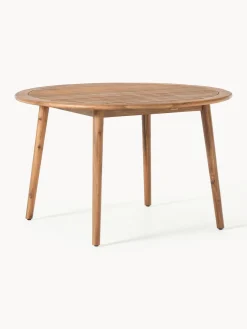 Mesas De Jardín|Mesas De Jardí­N>Westwing Collection Mesa para exterior redonda de madera de acacia Marc, tamaños diferentes