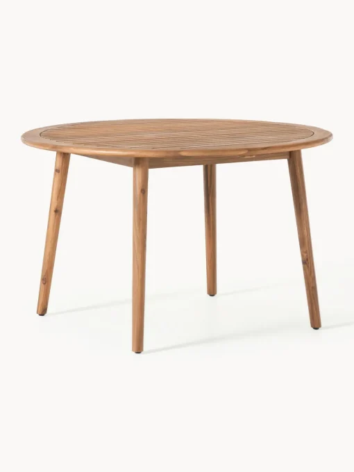 Mesas De Jardín|Mesas De Jardí­N>Westwing Collection Mesa para exterior redonda de madera de acacia Marc, tamaños diferentes