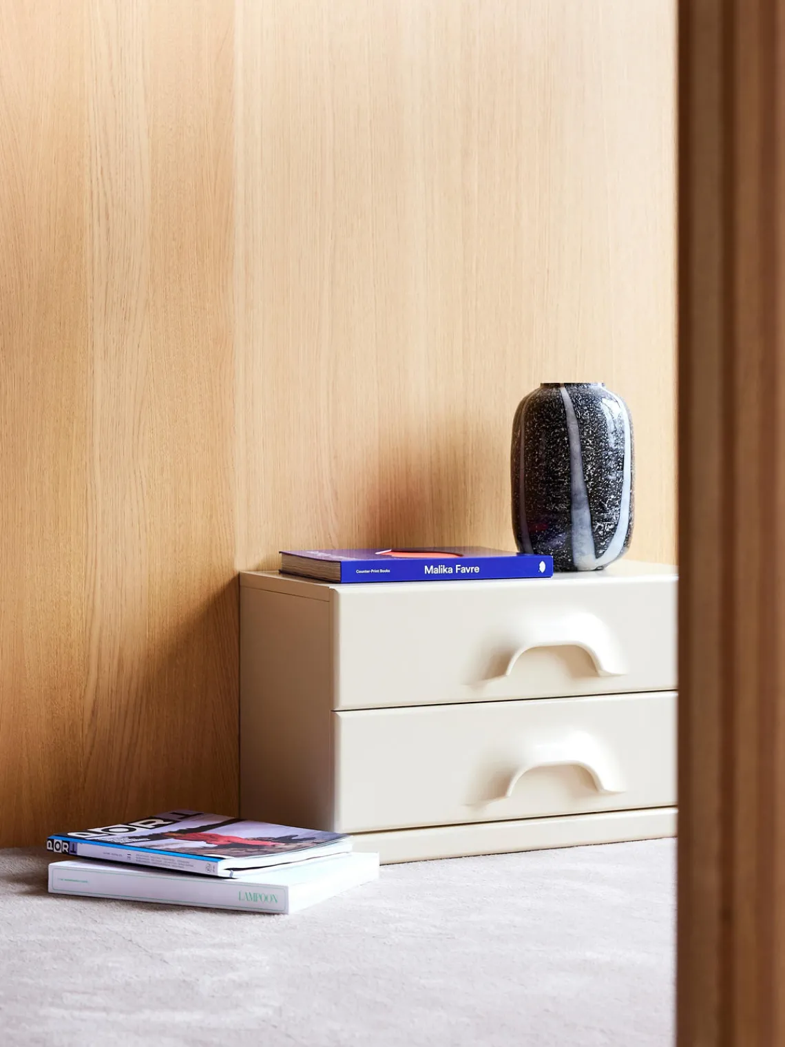 Mesilla de noche con cajones Ginger Mesitas De Noche|Mesitas De Noche