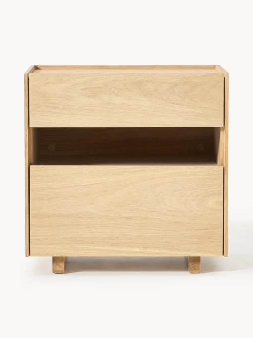 Mesitas De Noche|Mesitas De Noche>Westwing Collection Mesilla de noche de madera Larsen Madera de roble lacada