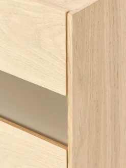 Mesitas De Noche|Mesitas De Noche></noscript>Westwing Collection Mesilla de noche de madera Larsen Madera de roble lacada