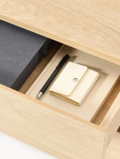Mesitas De Noche|Mesitas De Noche></noscript>Westwing Collection Mesilla de noche de madera Larsen Madera de roble lacada