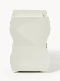 Mesitas De Noche|Mesitas De Noche></noscript>Westwing Collection Mesita de noche brillante Emina Beige claro