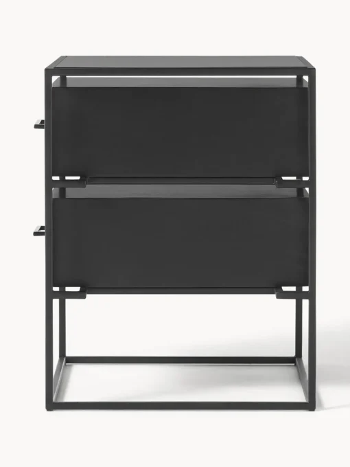 Mesitas De Noche|Mesitas De Noche>Westwing Collection Mesita de noche de madera de mango Lyle Negro