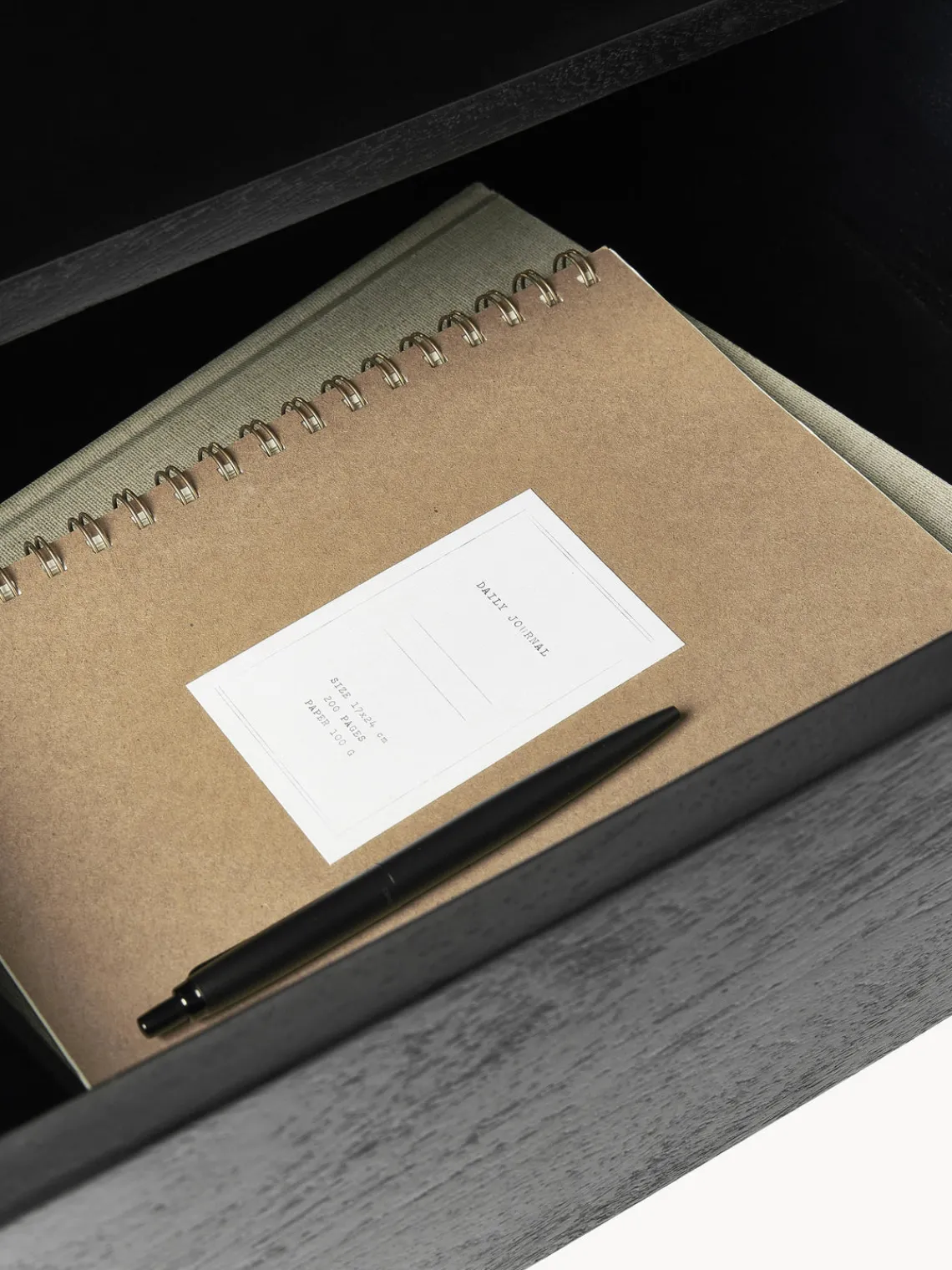 Mesitas De Noche|Mesitas De Noche>Westwing Collection Mesita de noche de madera de mango con cajón Luca Madera de mango, negro pintado