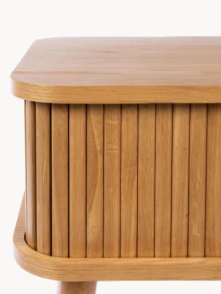 Best Mesita de noche de madera Barbier, puerta corredera Mesitas De Noche|Mesitas De Noche