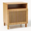 Mesitas De Noche|Mesitas De Noche> Mesita de noche de madera de roble Beyla