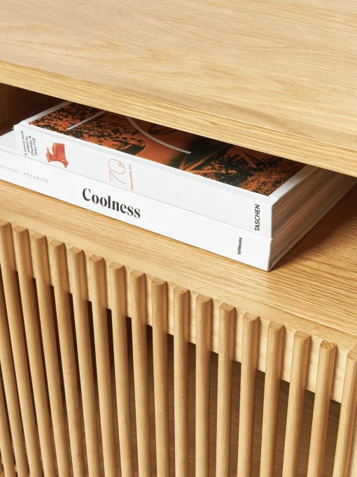 Mesitas De Noche|Mesitas De Noche> Mesita de noche de madera de roble Beyla
