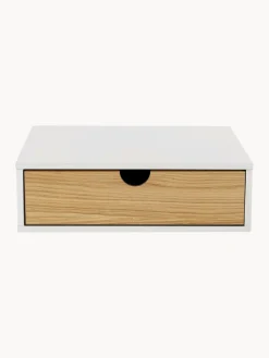 Mesitas De Noche|Mesitas De Noche></noscript>Woodman Mesita de noche de pared Farsta Madera de roble, blanco