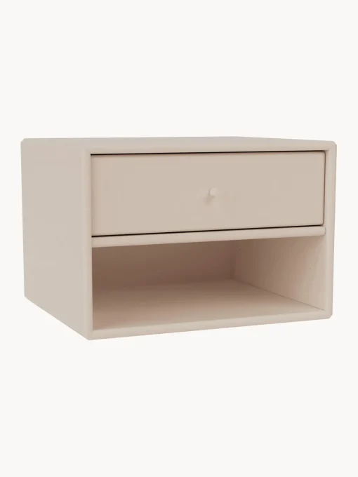 Mesitas De Noche|Mesitas De Noche>Montana Furniture Mesita de noche de pared Dash Beige claro