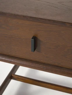 Mesitas De Noche|Mesitas De Noche></noscript>Westwing Collection Mesita de noche de roble con cajón Diana Madera oscura