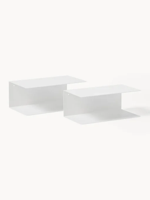 Clearance Mesitas de noche de pared de metal Neptun, 2 uds. Mesitas De Noche|Mesitas De Noche