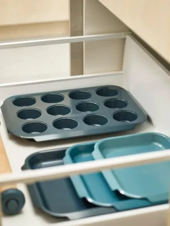 Bandejas Para Horno|Bandejas Para Horno>Joseph Joseph Molde para muffins con revestimiento antiadherente Nest