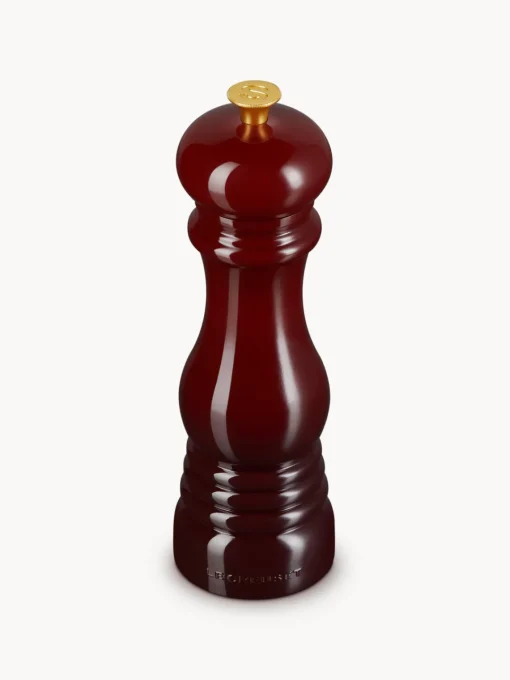 Molinillos De Especias|Molinillos De Especias>LE CREUSET Molinillo de sal con mecanismo de cerámica Creuset Rojo vino brillante, dorado