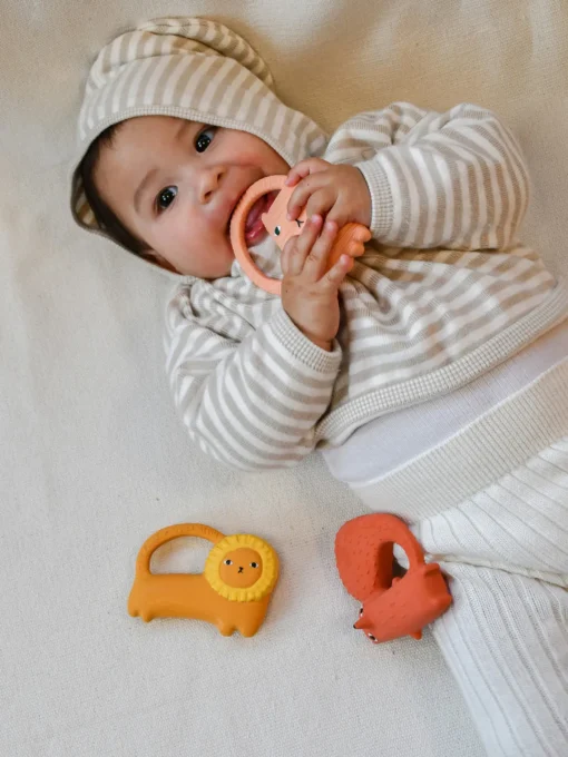 Juguetes Para Bebés|Juguetes Para Bebés>Oli & Carol Mordedor artesanal para bebé Oli&Carol x Donna Wilson