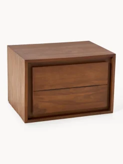 Armarios De Baño|Armarios De Baño> Mueble bajo lavabo de madera de teca Kenta Madera de teca oscura