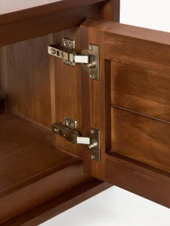 Armarios De Baño|Armarios De Baño></noscript> Mueble bajo lavabo de madera de teca Kenta Madera de teca oscura
