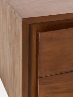 Armarios De Baño|Armarios De Baño></noscript> Mueble bajo lavabo de madera de teca Kenta Madera de teca oscura