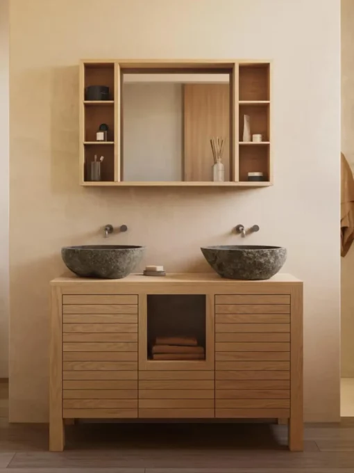 Armarios De Baño|Armarios De Baño> Mueble de baño de pared con espejo Parana