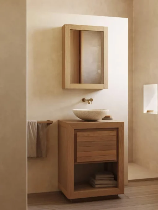 Armarios De Baño|Armarios De Baño> Mueble de baño de pared con espejo Plubia