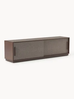 Mueble TV de madera con frente tapizado Wisp Muebles De Tv|Muebles De Tv