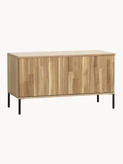 Discount Mueble TV de con frente acanalado Avourio, 2 puertas Muebles De Tv|Muebles De Tv