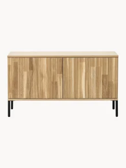 Discount Mueble TV de con frente acanalado Avourio, 2 puertas Muebles De Tv|Muebles De Tv