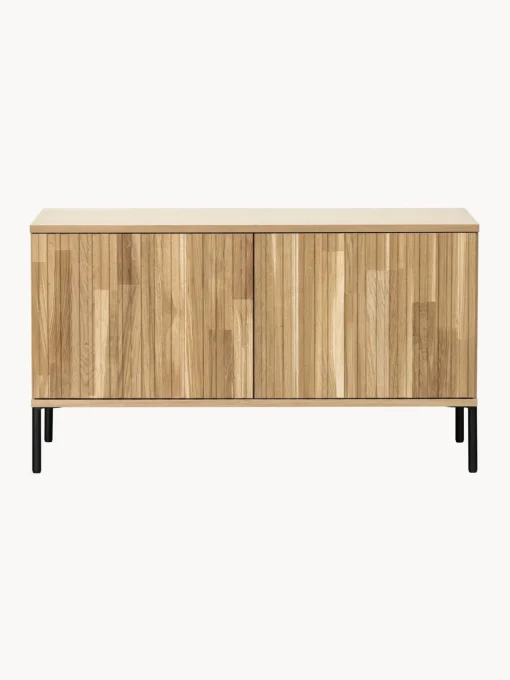 Discount Mueble TV de con frente acanalado Avourio, 2 puertas Muebles De Tv|Muebles De Tv
