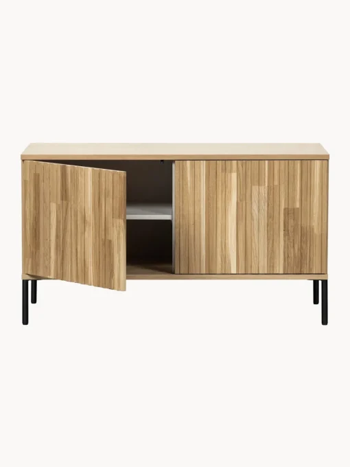 Discount Mueble TV de con frente acanalado Avourio, 2 puertas Muebles De Tv|Muebles De Tv