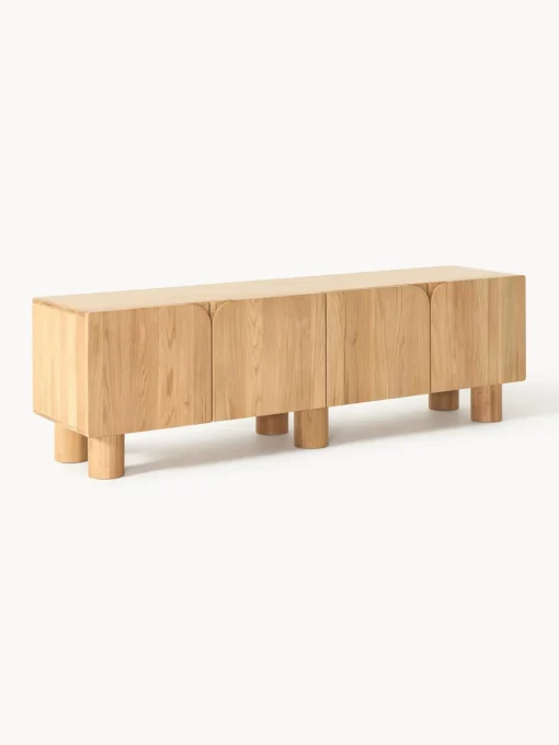 Muebles De Tv|Muebles De Tv>Westwing Collection Mueble TV de madera de roble Cadi Madera de roble aceitada