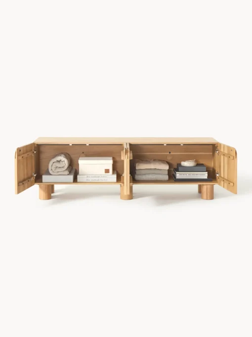 Muebles De Tv|Muebles De Tv>Westwing Collection Mueble TV de madera de roble Cadi Madera de roble aceitada