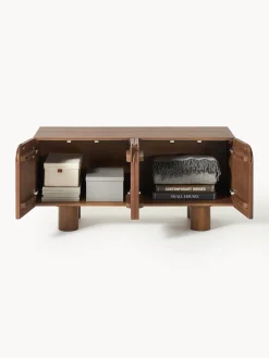 Muebles De Tv|Muebles De Tv></noscript>Westwing Collection Mueble TV de madera de roble Cadi Madera de roble pintado marrón