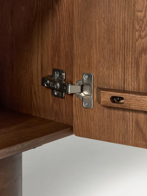 Muebles De Tv|Muebles De Tv>Westwing Collection Mueble TV de madera de roble Cadi Madera de roble pintado marrón