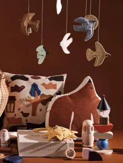 Sale Móvil de algodón orgánico Swif Bird Niños Cajas Musicales Y Móviles|Decoración Infantil