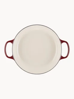 Ollas|Ollas></noscript>LE CREUSET Olla de hierro fundido Signature Collection Rojo vino, dorado