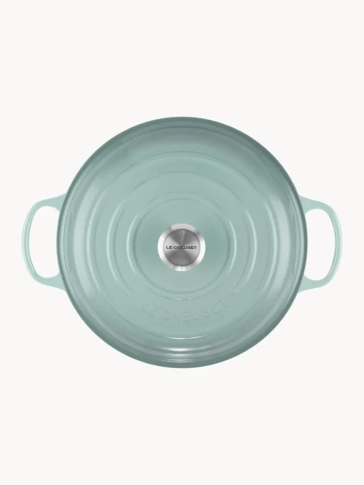 Ollas|Ollas>LE CREUSET Olla de hierro fundido Signature Collection Verde menta, plateado