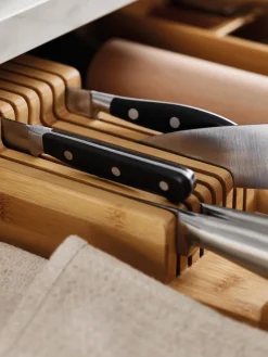 Cuchillos De Cocina Y Bloques|Cuchillos De Cocina></noscript>Joseph Joseph Organizador de cuchillos de bambú DrawerStore