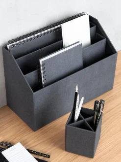 Material De Oficina|Material De Oficina>Bigso Box of Sweden Organizador de escritorio Hector Gris antracita